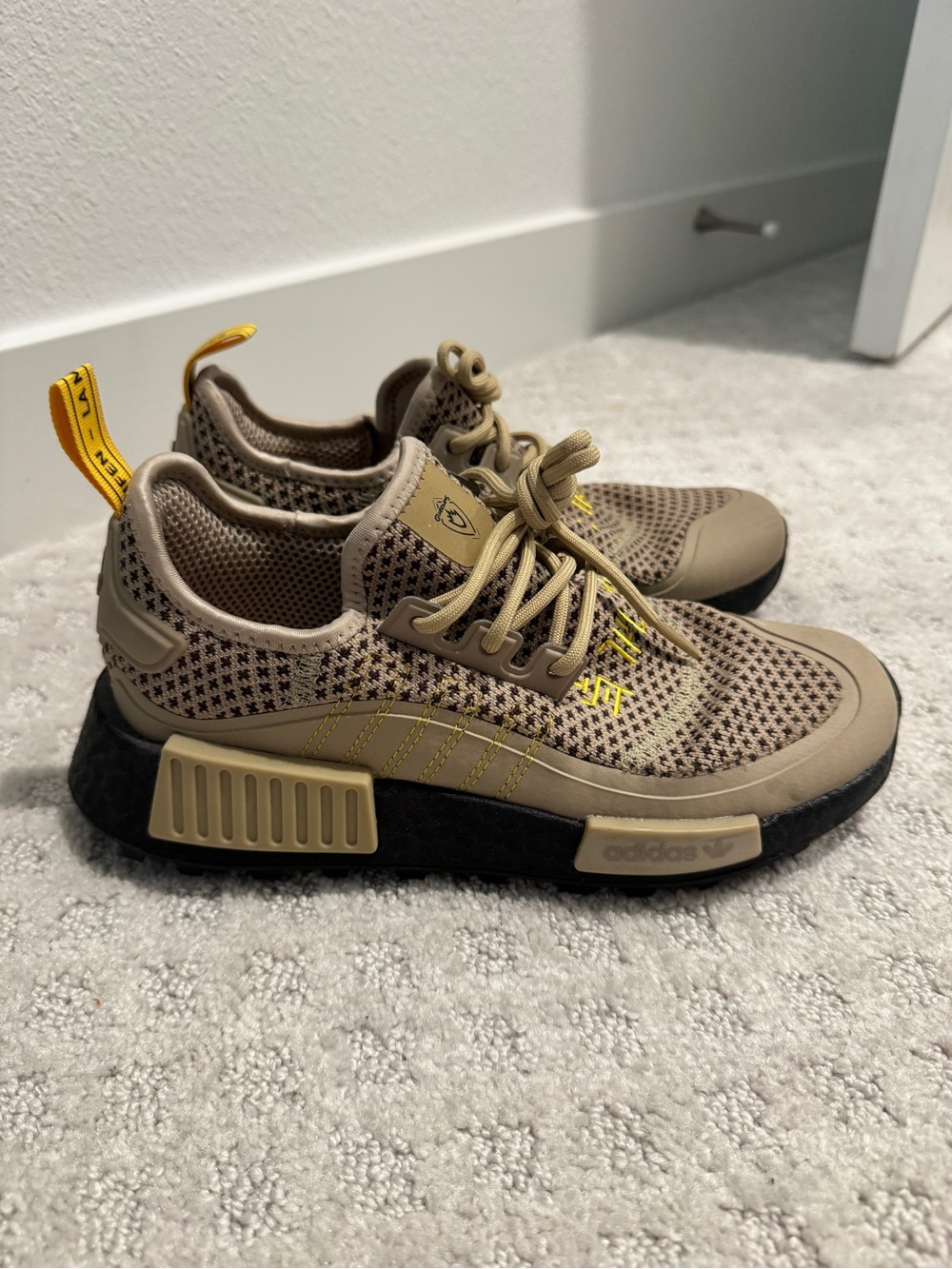 Adidas X Marvel NMD _ R1 Guardians Of The Galaxy Groot Trail Shoes M 5.5 W 6.5